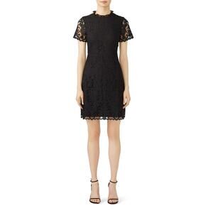 kate spade Black Lace Short-Sleeve Sheath Dress